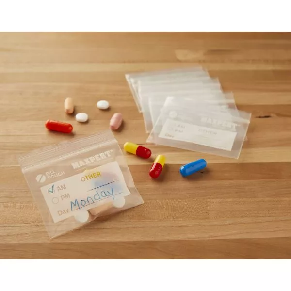 Medline Pill Pouches For Crushing Pills in to Powder - Bag of 50