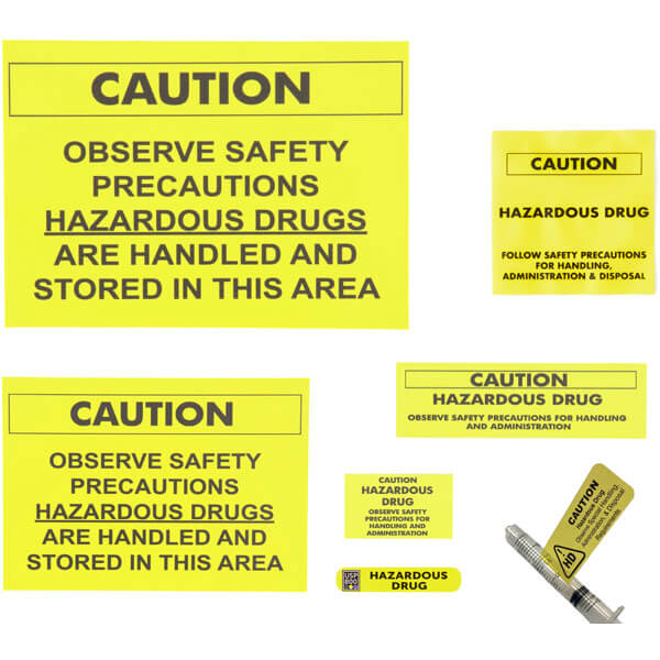 Flag Label - High Alert Double Check - Maxpert Medical