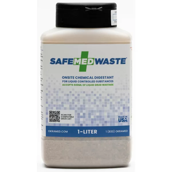 SafeMedWaste Liquid Medication Disposal and Destruction - 1 Liter