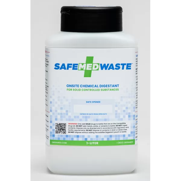SafeMedWaste Solids Medication Disposal and Destruction - 1 Liter