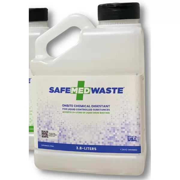 SafeMedWaste Liquid Medication Disposal and Destruction - 3.8 Liter