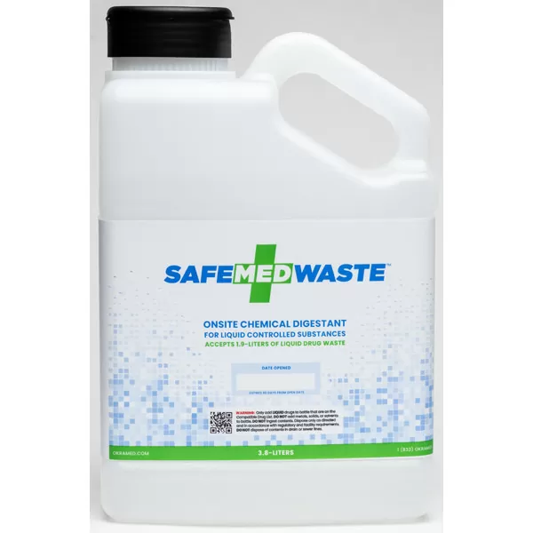 SafeMedWaste Solids Medication Disposal and Destruction - 3.8 Liter