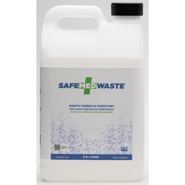 SafeMedWaste Liquid Medication Disposal and Destruction - 9.5 Liter