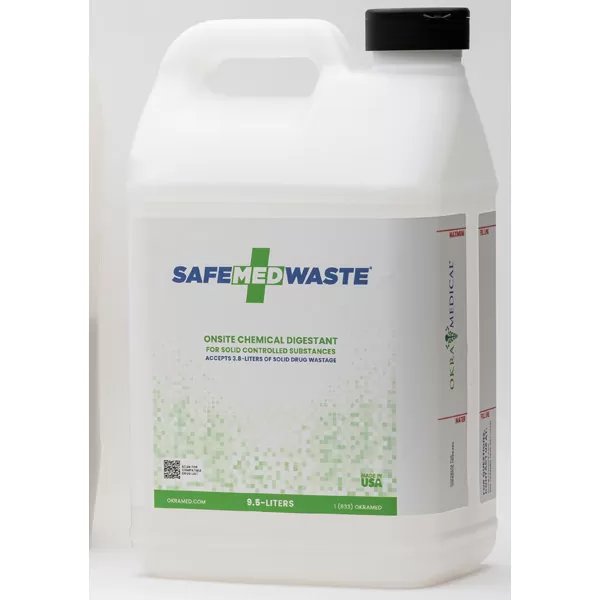 SafeMedWaste Solids Medication Disposal and Destruction - 9.5 Liter